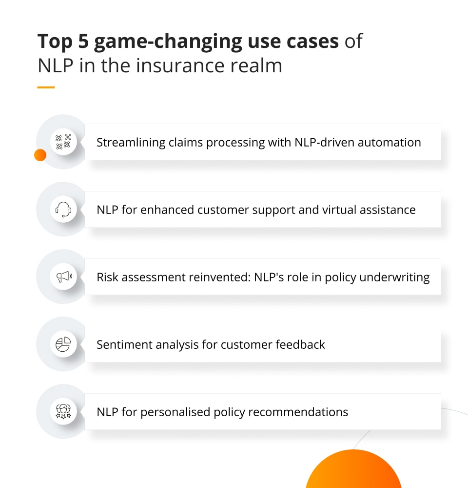 Top 5 game-changing use cases NLP in insurance